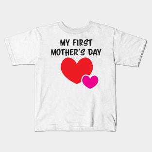 My First Mother's day mother of baby girl Kids T-Shirt